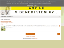 Tablet Screenshot of chvilesbenediktem.cz